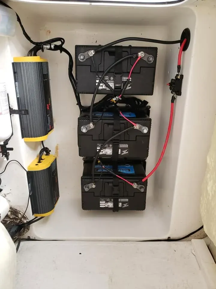 Battery box wiring