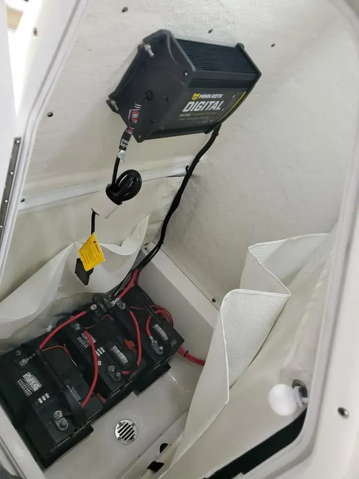 New battery installed in a hatch