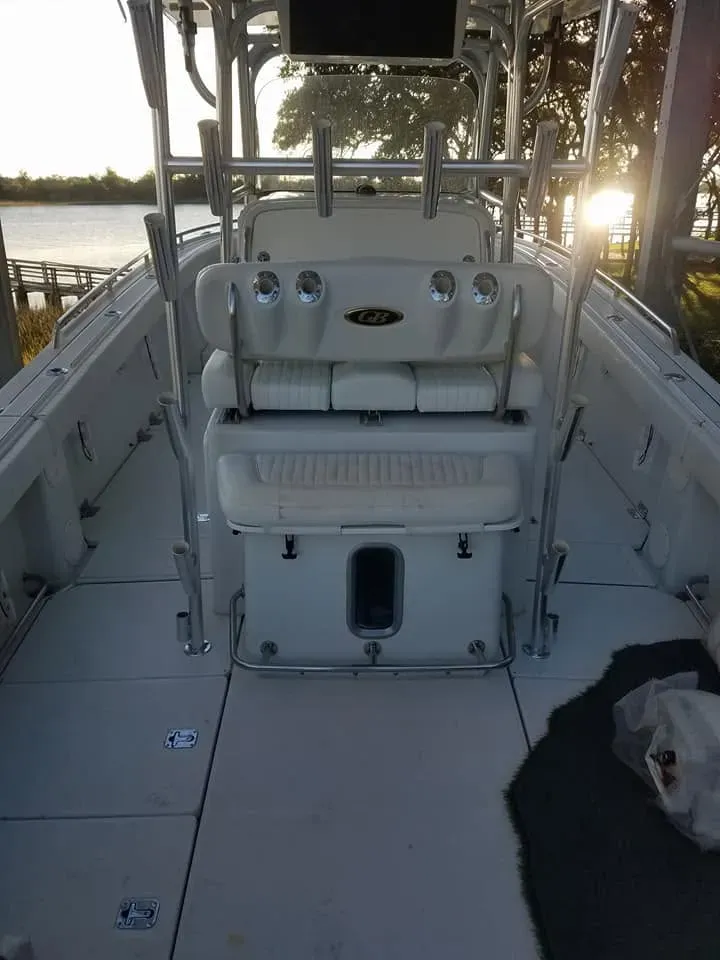 Boat cockpit at the Action Marine shop