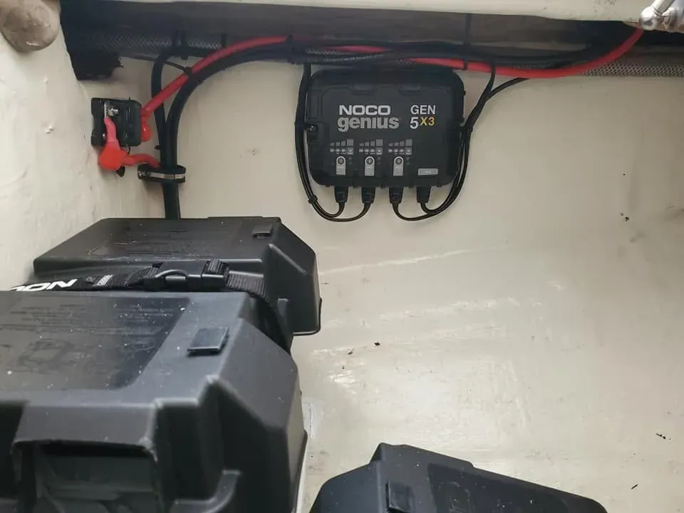 Onboard charger with clean wiring